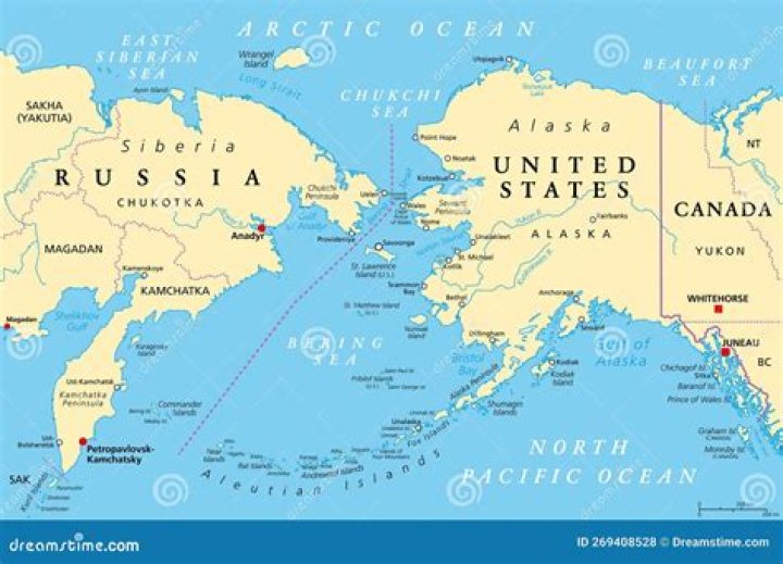 Were russia and alaska connected?