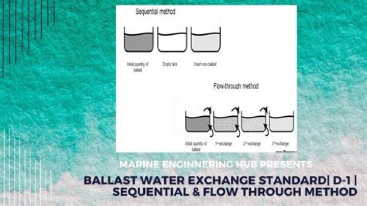 What are the standards that a vessel to observed in ballasting and de-ballasting?