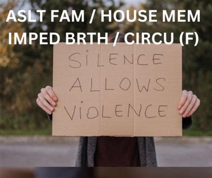 What is aslt fam/house mem imped brth/circu?