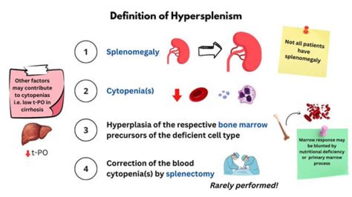 What is hypersplenism anemia?
