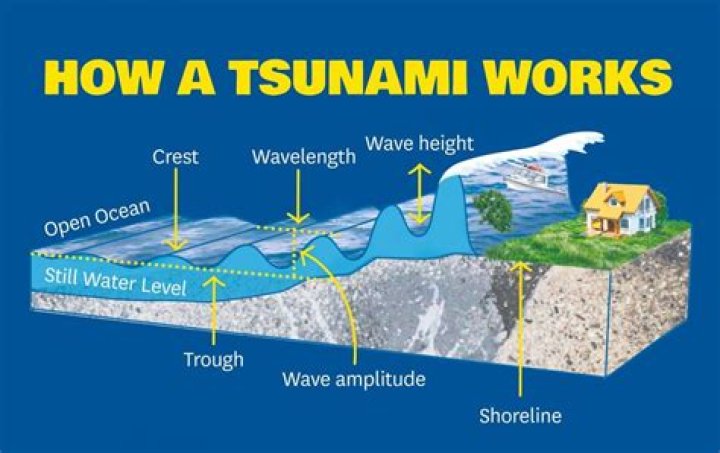 Why water recedes before tsunami?